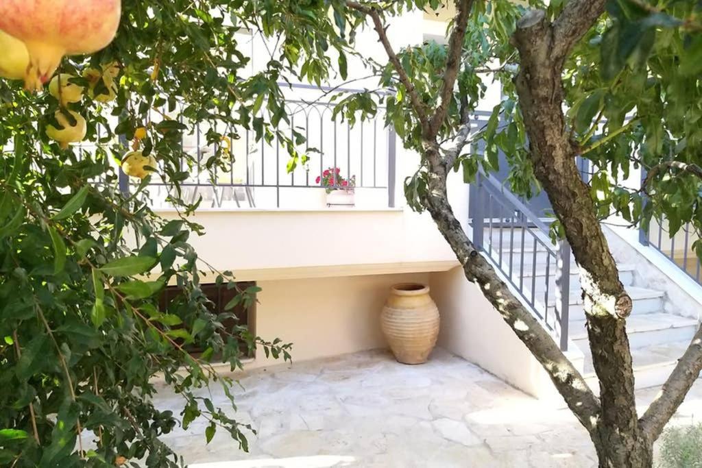 New, Bright, Cozy, Autonomous Apartment With Private Entrance And Garden, 42 M2, 5Min To The Beach And City Center Kalamáta Eksteriør bilde